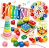 Wooden Montessori Toys For Babies 1 2 3 Years Boy Girl Gift Baby Development Games Wood Puzzle For Kids Educational Learning Toy