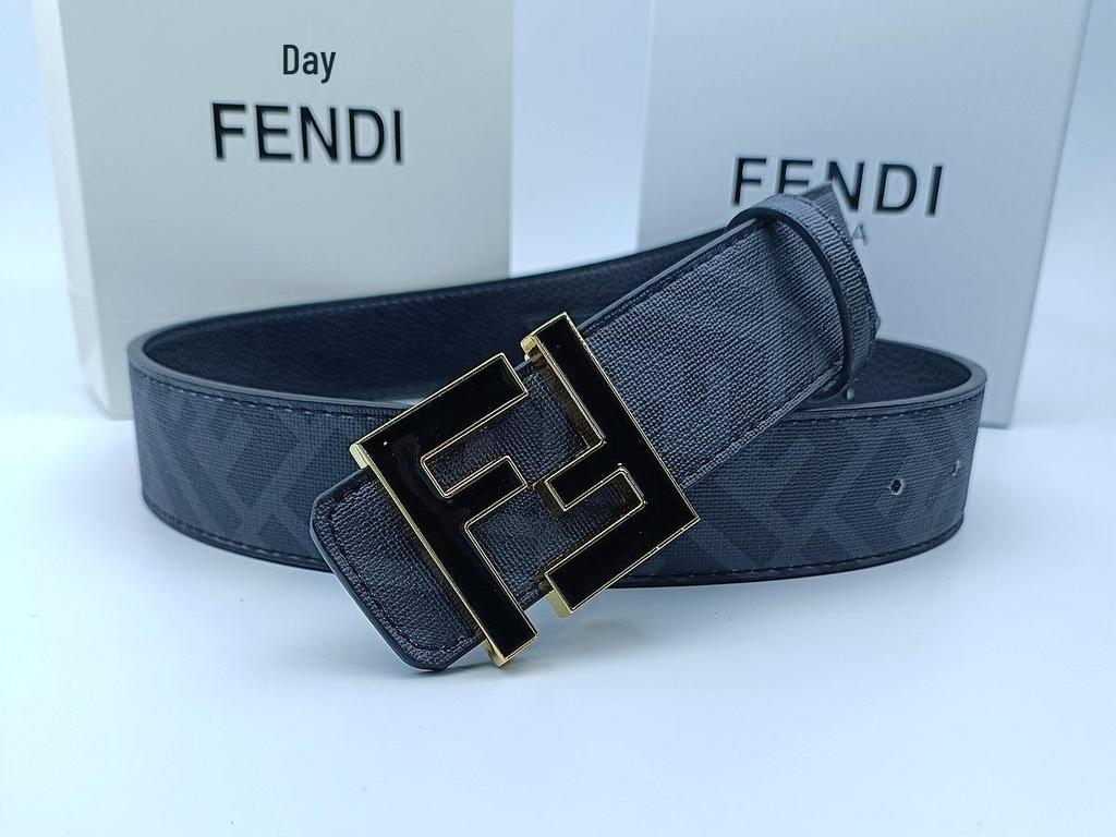 Men's Reversible Luxury Letter Belt, 3.8CM Wide - Classic, Casual, Versatile, Trendy & Business-Ready.
