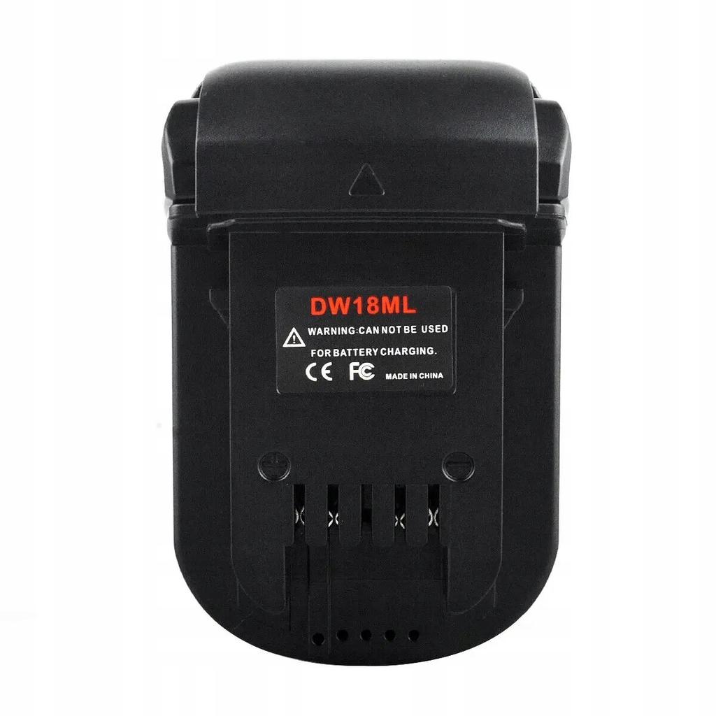 Rosfix Adattatore per Batteria Dewalt 18V a Milwaukee 18V – Compatibilità con Strumenti Milwaukee | Costruzione Robusta | Montaggio Facile