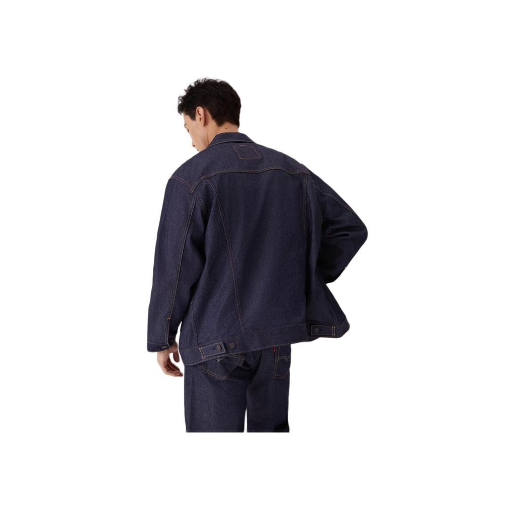 Levis Comfortable Loose Fit Button Down Long Sleeve Denim Jacket Men Jackets Denim-Blue A5782-0067