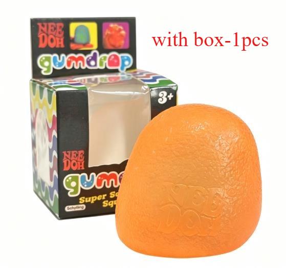 Schylling Needoh Nice Cube Sensorische Nice-Sicle Stressverlichting Squishy Kubus Anti-Angst Knijpobject Voor Focus ADHD Populatie Accessoire