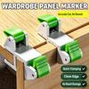 Panel Marking Clamp with Soft Contact Lining and Carbon Steel Components for Cabinet Fitting and Furniture DIY Projects