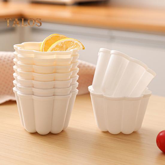 4ks Miniaturní formičky na pudink ve tvaru květu Nepřilnavá sada formiček na pečení koláčů Sada forem pro domácí kuchyni Venkovní cestovní restaurace