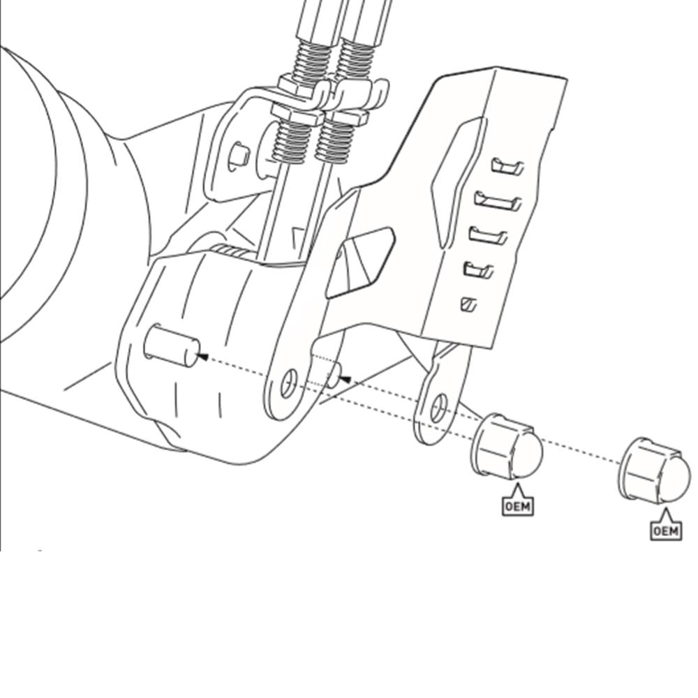 For Suzuki V-Strom1000 DL1000 2015 2016 2017 2018 V-Strom 1000XT Motorcycle Exhaust Flap Cover Guard