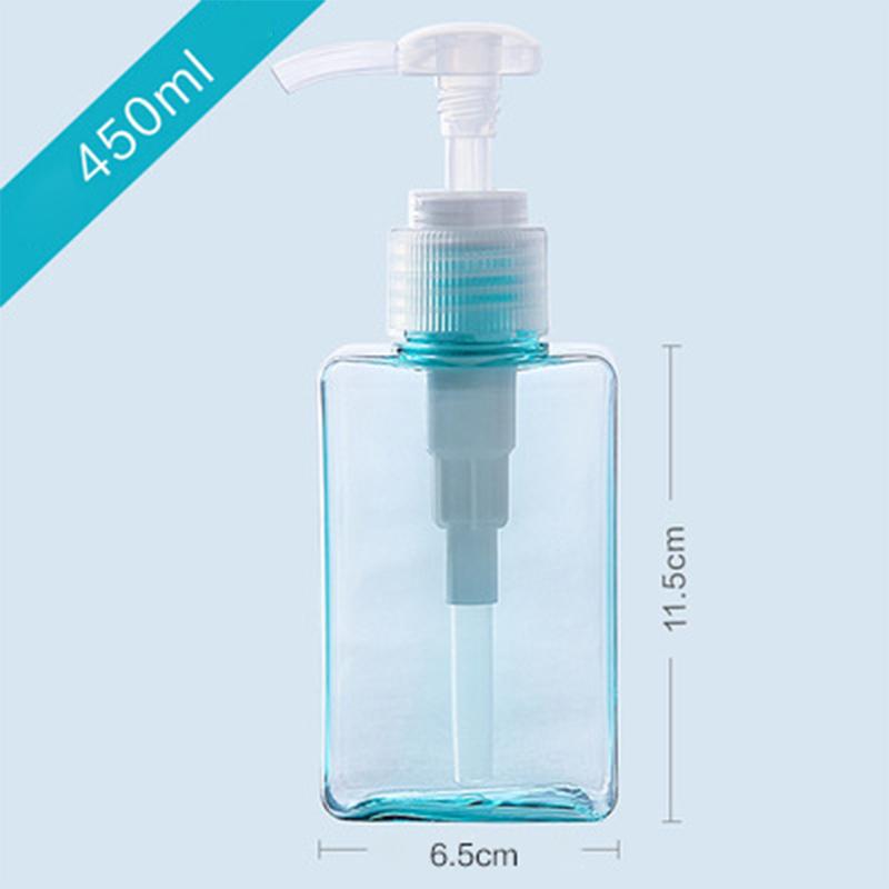 100-650Ml Kare Şişe Sıvı Sabun Çırpılmış Köpük Noktaları Şişeleme Şampuan Losyon Duş Jeli Pompalı Şişeler ve Sabunluk