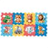 EVA Foam Play Mat - COLORBABY - 8 Pieces - 114x58 Cm - 30x30 Cm - Thickness 1 Cm - Jungle Animals