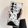 Anime Gojo Satoru JUJUSU Plating Phone Case For Samsung Galaxy S24 S25 FE S26 Edge S23 Ultra S22 S21 Plus S20 Anti-Fall Airabag
