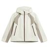 Li Ning Outdoor CF Shell Color Block Water Resistant Windproof Protective Loose Single Layer Jacket Women Jackets Off-White AJDW040-1