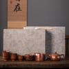 Ceramic Yellow Ru Kiln Tea Set Open Film Can Be Raised With Gift Box Business Souvenir Gifts