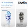 usmile Shock-Absorbing Whitening Toothbrush Heads CN Plug (adapter Included)