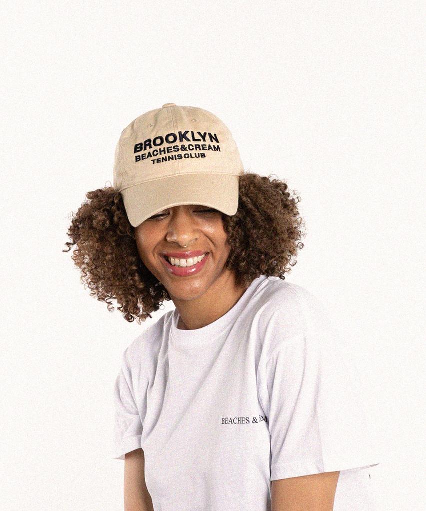 Bichiseuaenkeulim Brooklyn Tennis Club Ball Cap-Beige