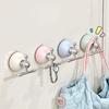 Suction Cup Hook Reinforced Suction Cup Base Easy Installation Removable Suction Hanger Heavy-Duty Support Hook