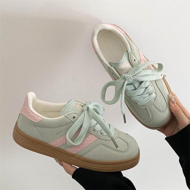Fashion Retro German Training Shoes Women's Casual Women's Autumn 2025 New Student Sports Height Increasing Board Shoes Women