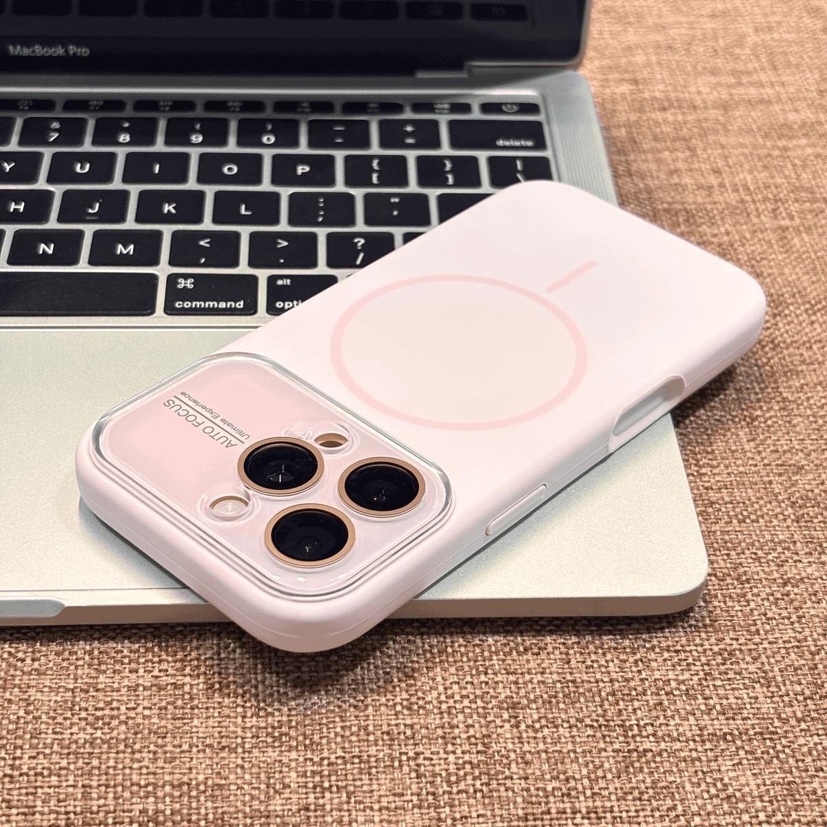 

Liquid Silicone For Magsafe Charge Magnetic Case for iPhone 17 Air 16 15 14 Plus 13 12 Pro Max 11 Glass Lens Soft Cover For iPhone 14