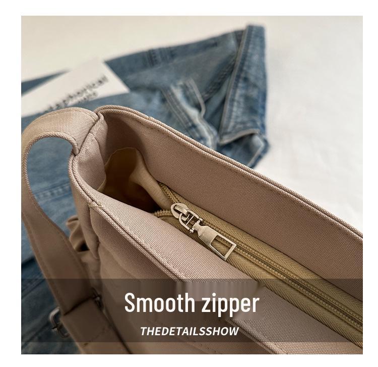 Women's Large Capacity Canvas Bag - 2024 Autumn Soft Slouchy Shoulder or Crossbody Denim Bucket Bag, Lightweight and Casual.