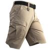 Pantalones Cortos Tácticos de Secado Rápido para Hombre Ligeros Elásticos para Senderismo al Aire Libre con Múltiples Bolsillos