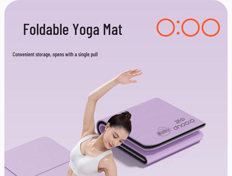 HuHu WenWen Rutschfeste Antibakterielle Yoga- & Fitnessmatte für Wohnheime & Kinder