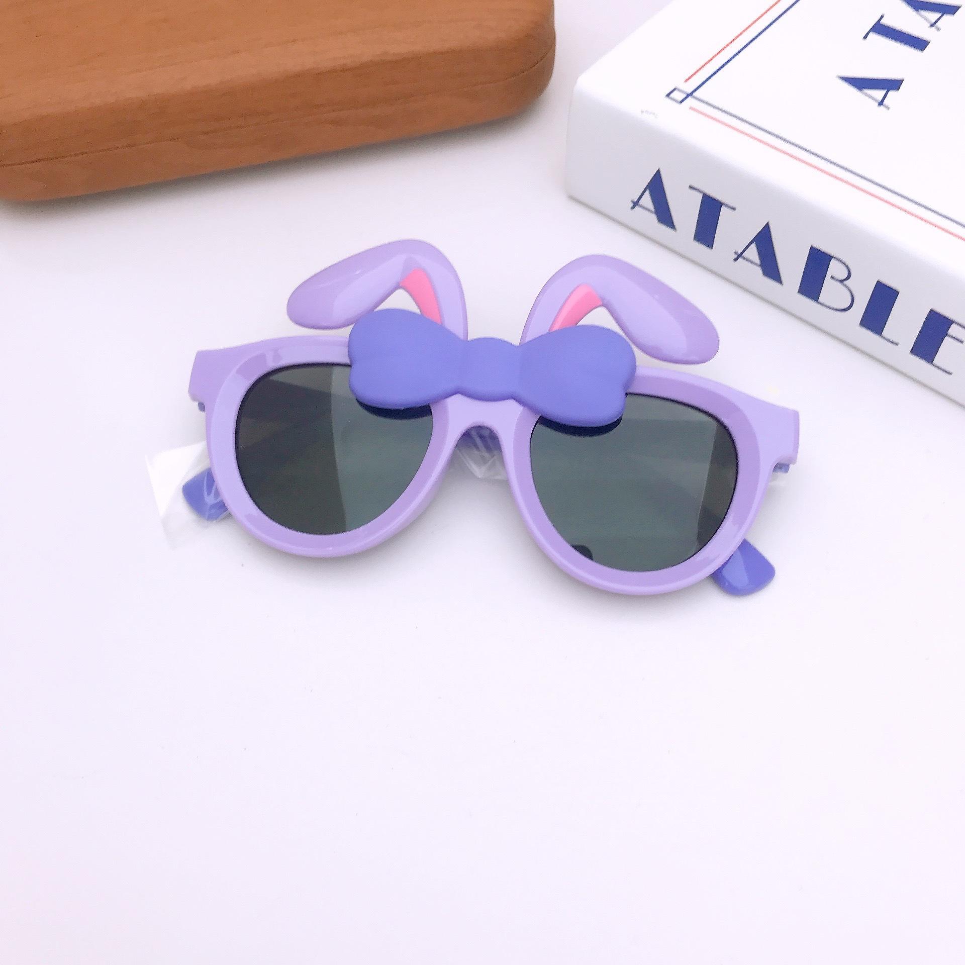 

Детские солнцезащитные очки Bow Bunny, милые очки для девочек, цветные очки для мальчиков