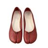 Koreanische Version von Pferdehufschuhen Zehenschuhe Damen Flachmaul Einzelne Schuhe Neu Einbeiniger Schweinsfuß Vielseitige Oma Flache Bohnenschuhe