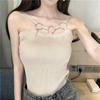 Black Tops For Women Sexy Tank Tops Inner Wear Sling Retro Fashion Vest For Girls