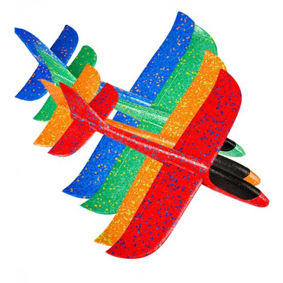 Large Foam Glider with Loop Roll Capability Hand Throw Airplane Toy for Kids Outdoor Flying Toy for Boys Girls Crash-Resistant Outdoor Toy for