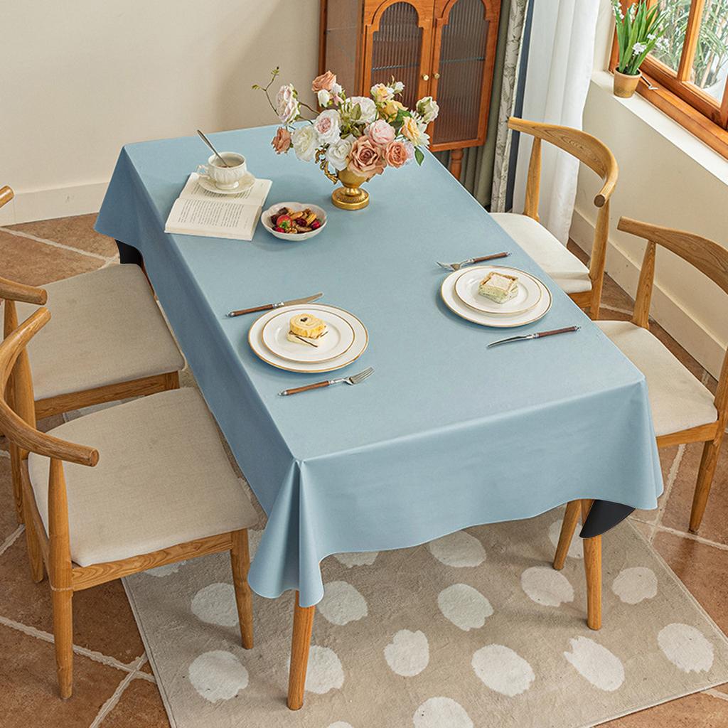 Solid Color, Minimalist, Waterproof Wedding and Holiday Table Decorations, Outdoor Picnic Tablecloths, Kitchen Tablecloths
