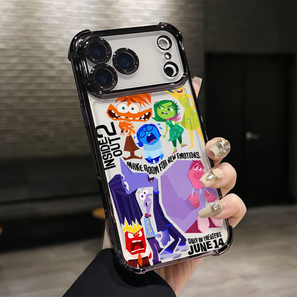 Funny Inside Out Phone Case for Samsung Galaxy A57 A56 A55 A54 A53 A52 A37 A36 A16 A06 4G 5G Anti-drop Transparent Cover