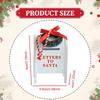 Santa Mailbox Mini Cute Mailbox Letters Decoration Box, Christmas Mailbox, for Tabletops