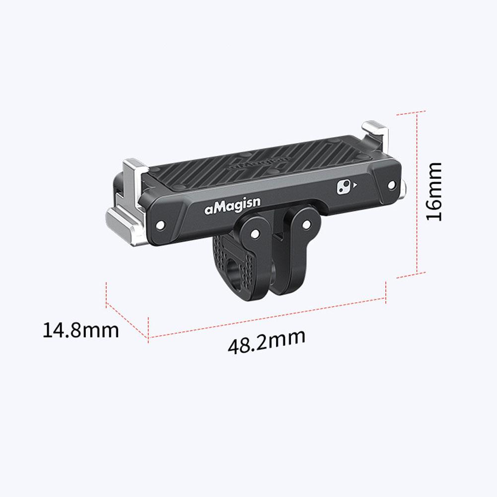 Magnetic Quick Release Mount Action Camera Selfie Stick Tripod Adapter Foldable Cam Stand for Insta360 GO Ultra Camera Accessory