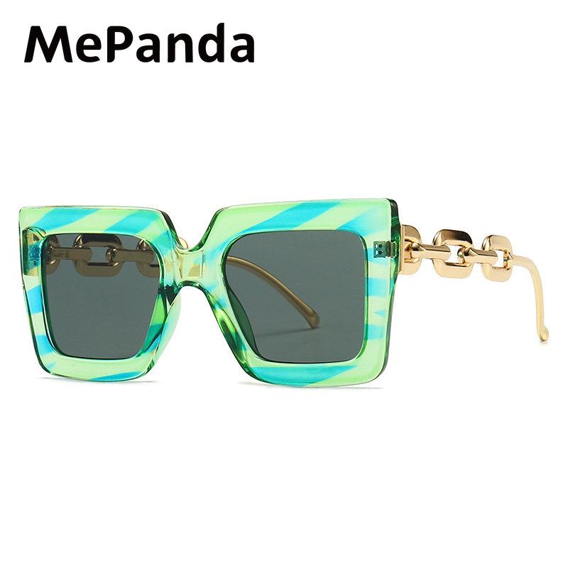 

MePanda Unisex3 Модные солнцезащитные очки в большой оправе в стиле ретро, ​​UV400 зелёный