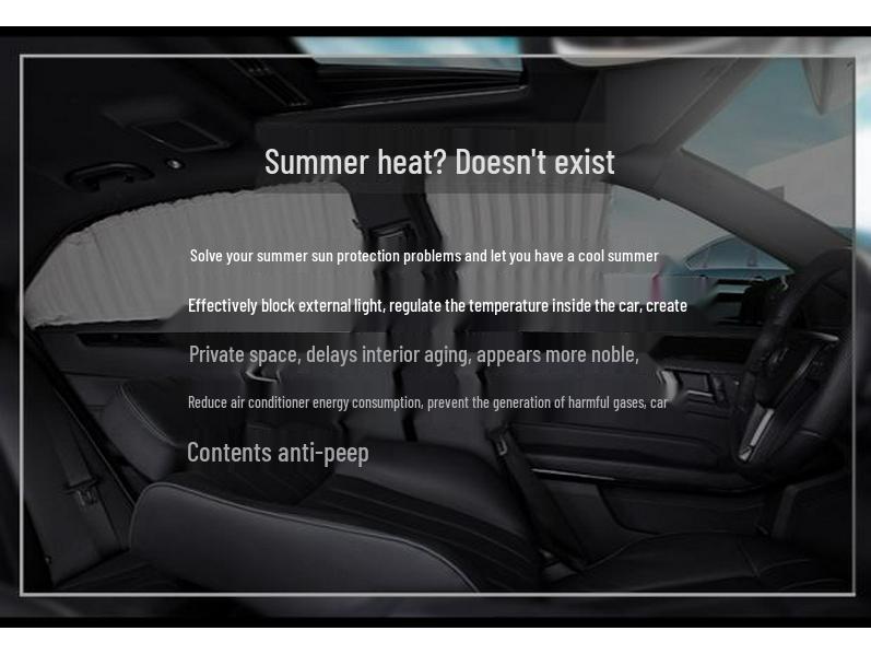 Buick New LaCrosse Car Curtains: Heat-Insulating, Blackout, Retractable Sunshade for Privacy and Side Windows