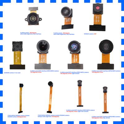 OV2640 Kameramodul 2 Megapixel DVP-Schnittstelle ESP32-CAM 66/160 Grad 21/75MM 24PIN0.5MM Abstand Weitwinkelobjektiv