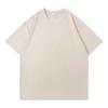 Heavy two-pin T-shirt summer loose men's half-sleeve large-size advertising shirt cultural shirt double yarn short sleeve