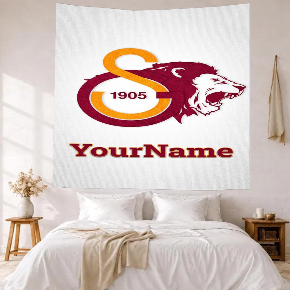 Galatasaray Custom Your Name Wall Decor Tapestry Art For Pet Memorial Birthdaywedding Party Backdrop Family Gift