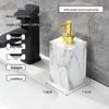 Marble Pattern Resin Liquid Soap Dispenser
