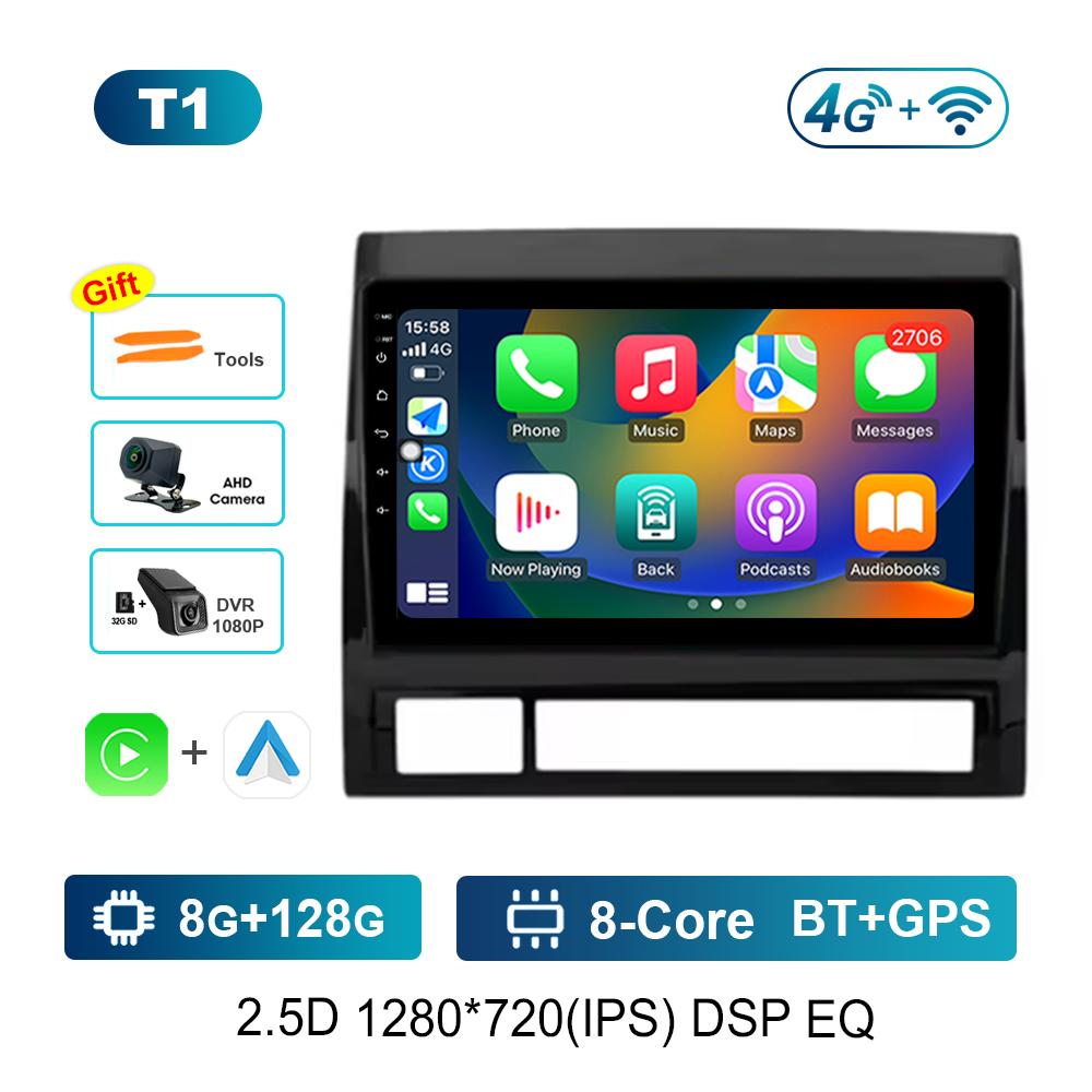 For Toyota Tacoma 2 N200 Hilux 2005 - 2015 Car Android Intelligent System DSP Stereo 4G Navi GPS WiFi IPS Touch Screen Bluetooth