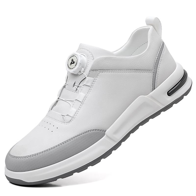 Little White Shoes New Men's Casual Leather Sports Versatile Board Shoes Trendy Shoes