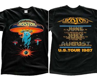 Vintage Style Boston Rock Band Concert Tour 1987 , Boston Tour Shirt Unisex T-Shirt