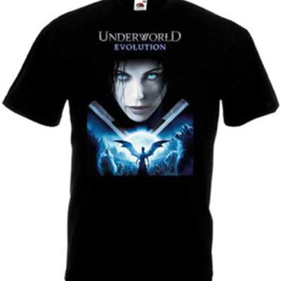 Camiseta Underworld Evolution V Negra Pster De Pelcula Todas Las Tallas S XL Vintage Washed Comfortable Graphic Soft
