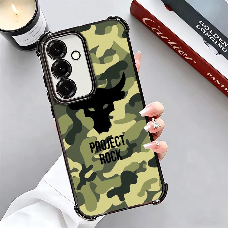 The Rock Dwayne Johnson Plating Phone Case For Samsung A17 A07 A37 A57 A16 A56 A15 A55 A14 A54 A13 A53 A26 A36 A25 A35 A24 A34 A