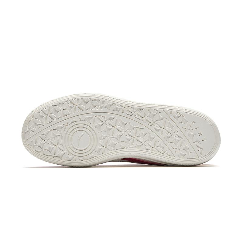 Anta Skateboard Shoes Women's Raspberry Red/Ivory White 122628036-1
