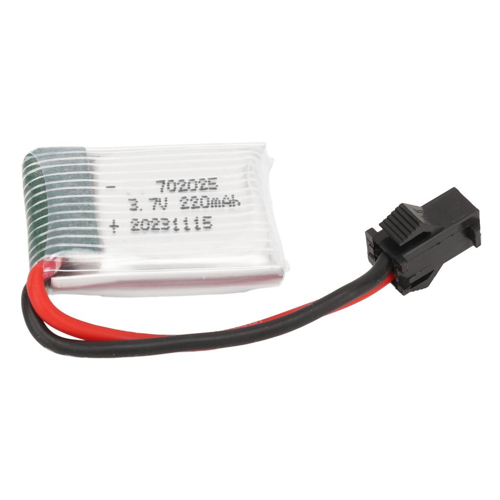 3.7V 220mAh Battery With SM Black Plug LiPo 20C 702025 Overcharge Short Circuit Protection RC Battery For X4 X11 X13