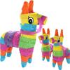 Mini Âne Pinata Décoration Fête Foraine Anniversaire d'Enfant Jeu de Casse-Bonbons Accessoires Thème Fête Pinata Fournitures