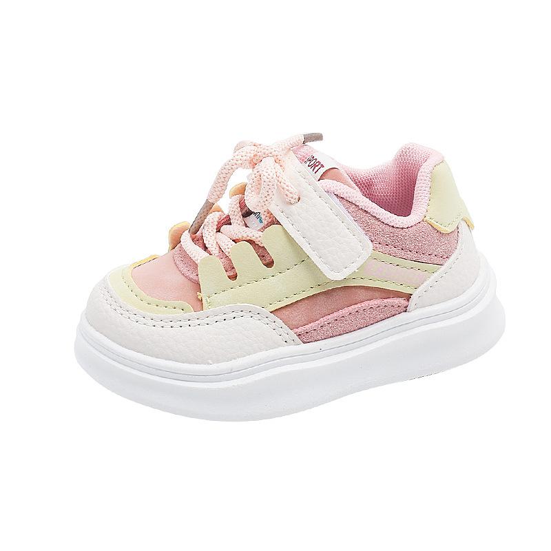 New Spring and Autumn Children's Sneakers Boys' Sports Shoes1-3Soft-soled Toddler Shoes for Girls, Lightweight and Trendy Shoes