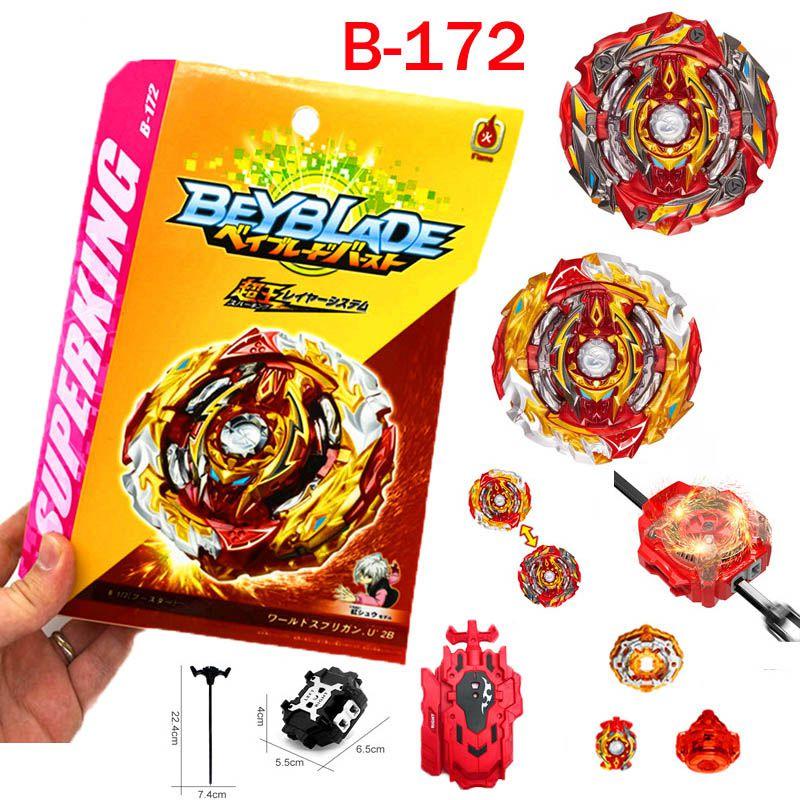 Beyblade Burst Superking B-172 World Spriggan Unite 2b With Spark Ruler Launcher For Epic Battles