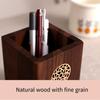 Vintage Wooden Pencil Box Multiple Use Marker Pen Storage Cup Desk Organizer Pen Container  School
