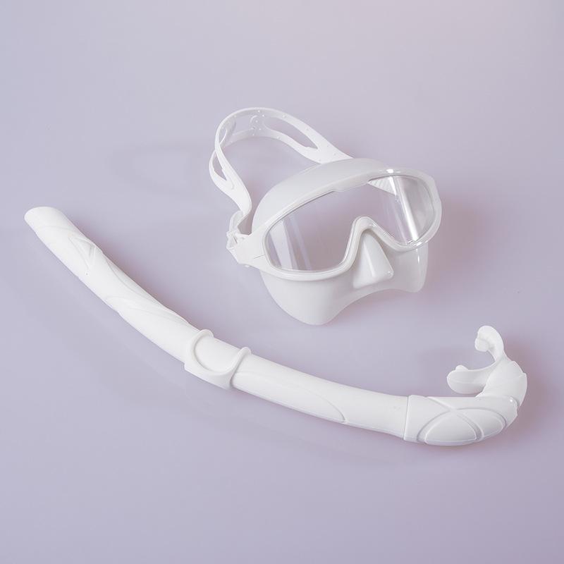 

Новый набор для снорклинга с большой рамкой и защитой от запотевания Anti-fog two-piece set белый