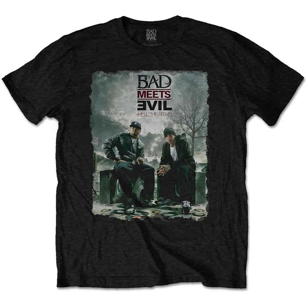 Bad Meets Evil BMETS03MB02 T-Shirt, Black, M 4XL