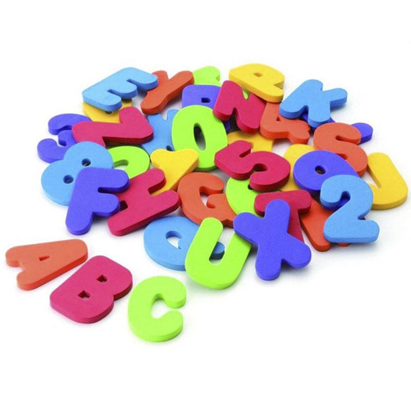 Summer Baby Bath Toys Alphanumeric Letter Animal Puzzle Soft Eva Kids Baby Bathroom Water Toys Baby Toys For 0 12 Months 1 Years