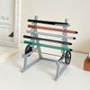 Versatile Stationery Storage Rack Stylish Pencil Case Creative Barbell Pen Holder  Bookshelves